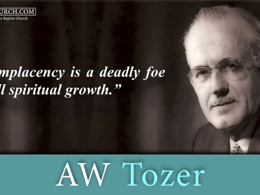 Quote of the Day: AW Tozer