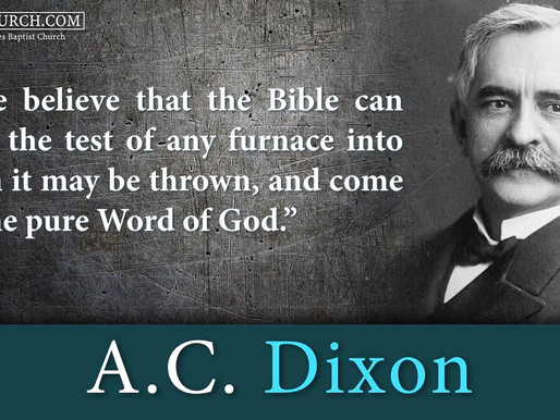 Quote of the Day: A.C. Dixon