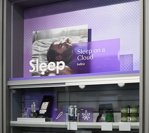 Cloud Cannabis Merchandising Design