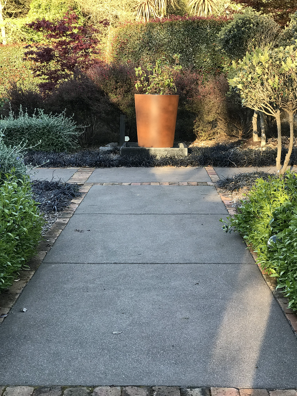 Thumbnail: CORTEN TAPERED CYLINDERS