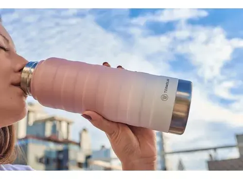 Miniatura: Garrafa Moove Rosa Degradê 940mL Termolar