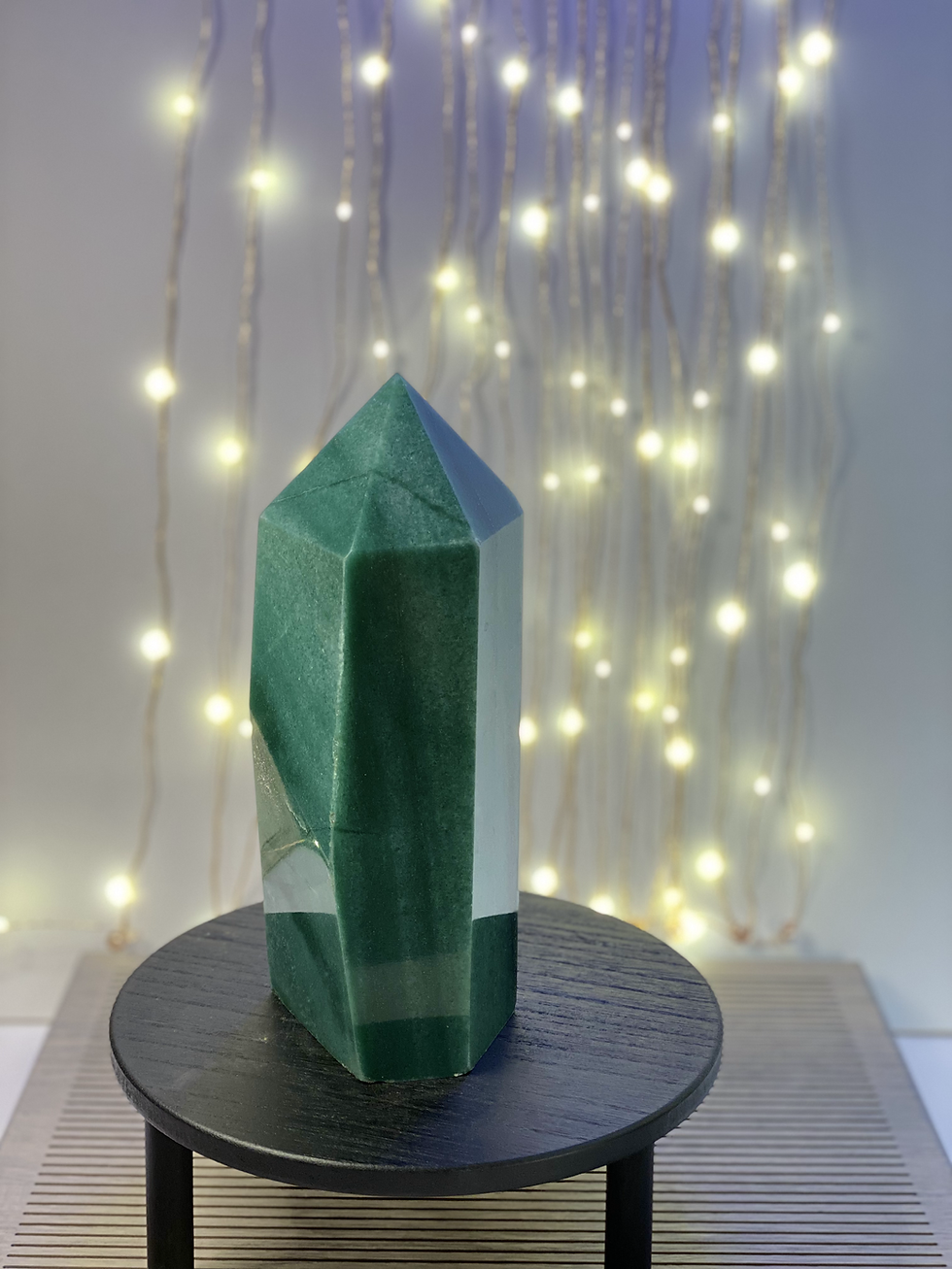 Thumbnail: Green Aventurine with Mica Tower