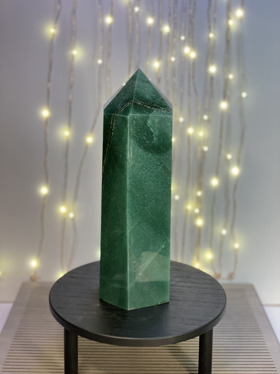 Thumbnail: Green Aventurine with Mica Tower