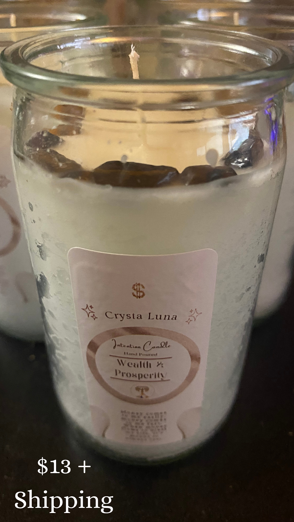 Thumbnail: Tigers Eye Success and Prosperity 3 Day Candle