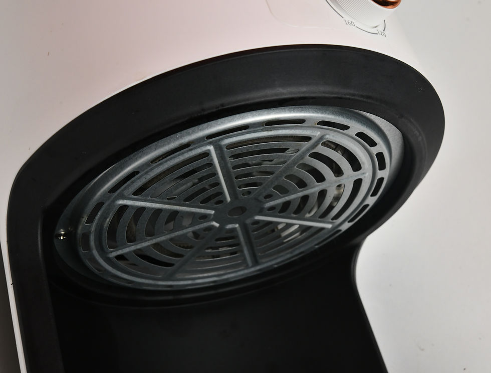 Küçük resim: Lux Kitchen MS-0561 Air Fryer Glass Tub Compartment Luxury 1300W 5.5L  Lux Kitch