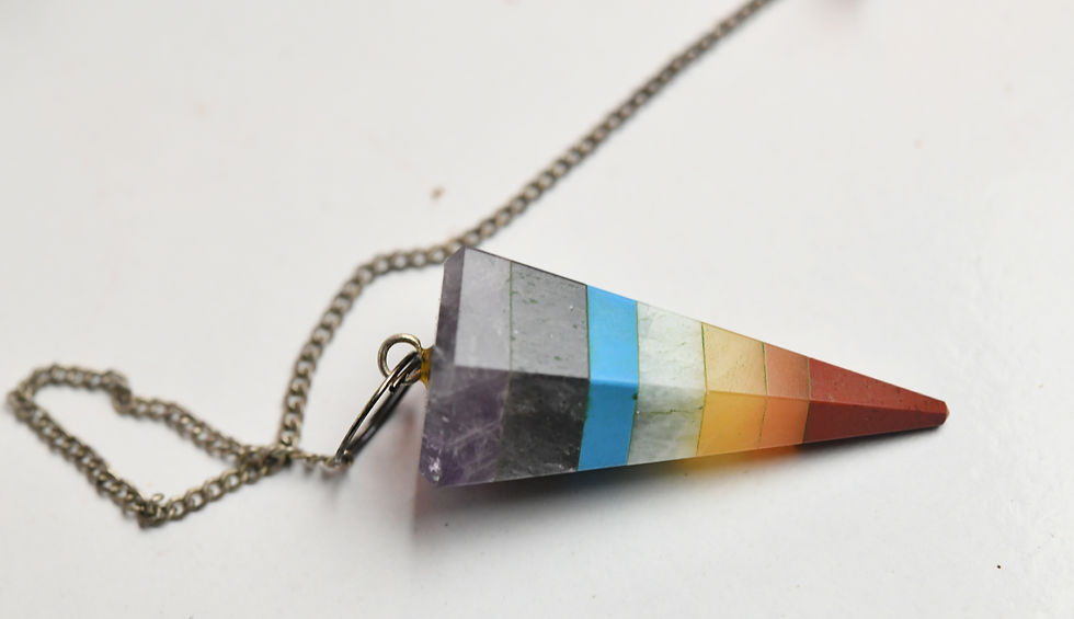 Küçük resim: High Crown Chakra Bracelet & 7 piece chakra Crystal set