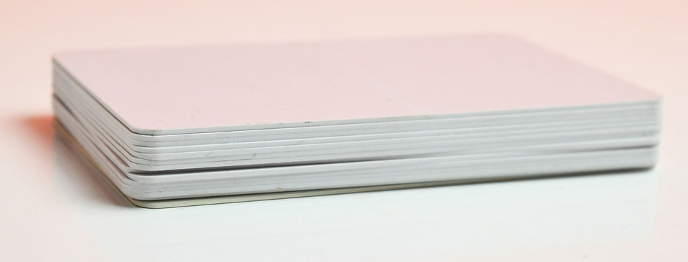 Thumbnail: 15x Premium Blank White PVC Cards with Hi-Co Mag Magnetic Stripe | 760 Micron CR