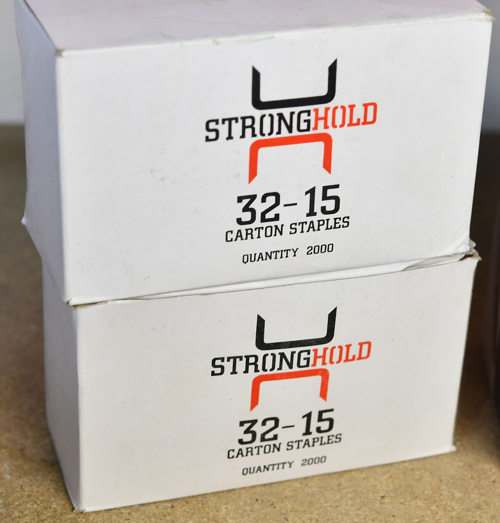 Thumbnail: StrongHold Professional 32mm x 15 or 18mm Man27 Manual Carton Stapler + 4000 sta