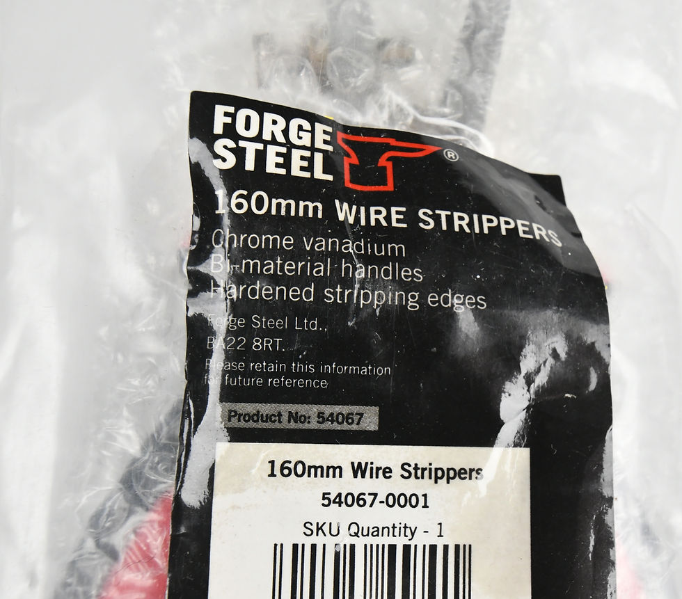 Küçük resim: Forge Steel 160mm Wire Stripper Stripping Heavy Duty Chrome Vanadium Pliers