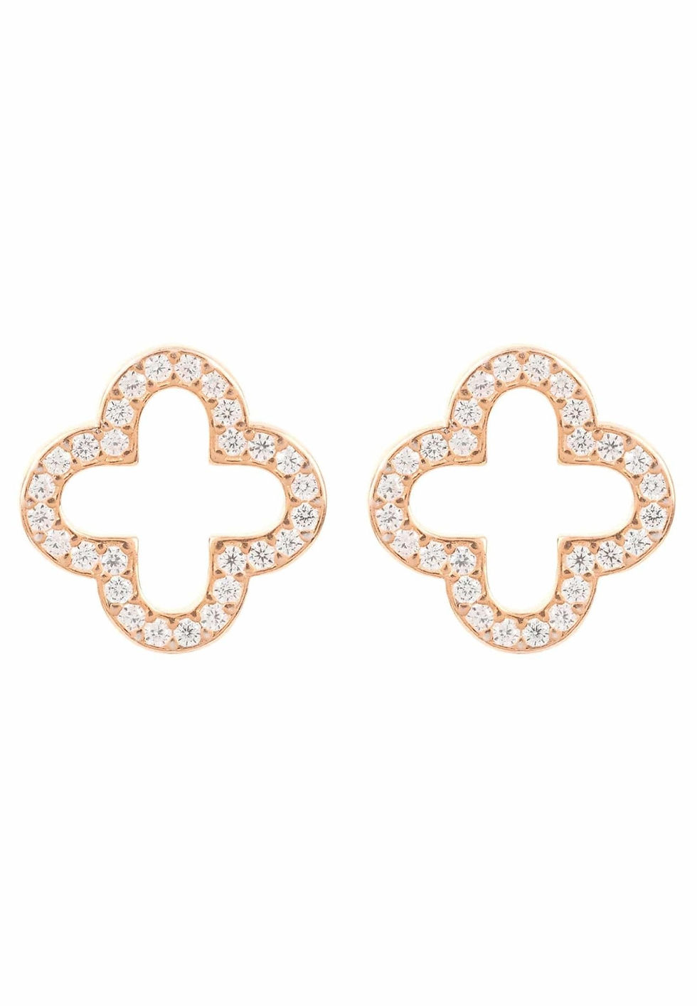 Thumbnail: Open Clover Earrings