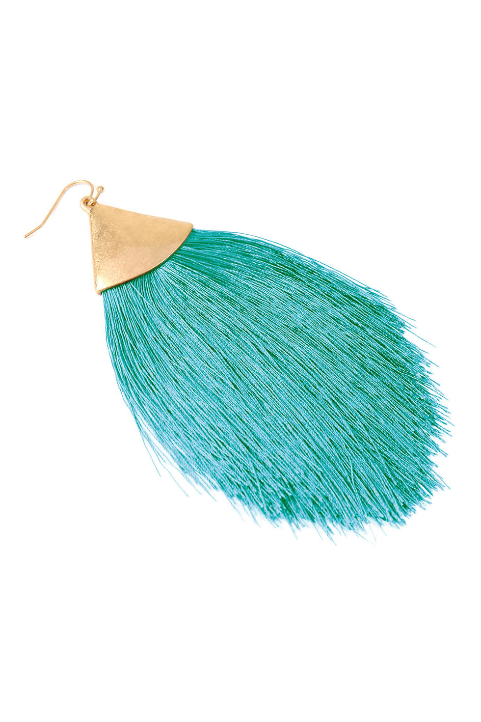 Thumbnail: Oversized Tassel Drop Earrings