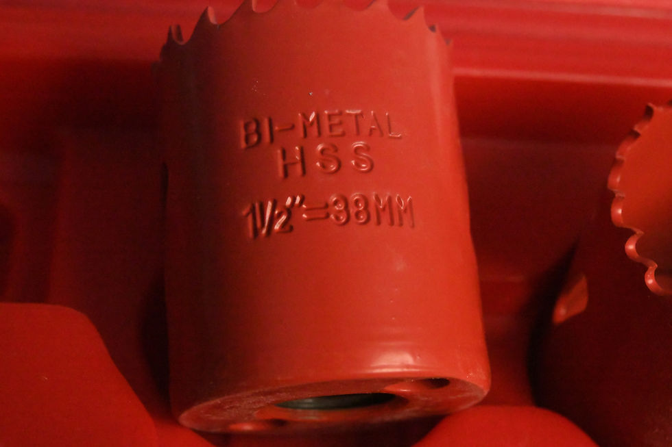 Küçük resim: Neilsen Plumbers Bi-Metal Holesaw Kit Set 9 pieces Carry Case