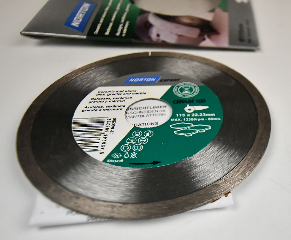 Küçük resim: Norton Expert Cream 100 115mm Porcelain Ceramic Granite Tiles Cutting Disc