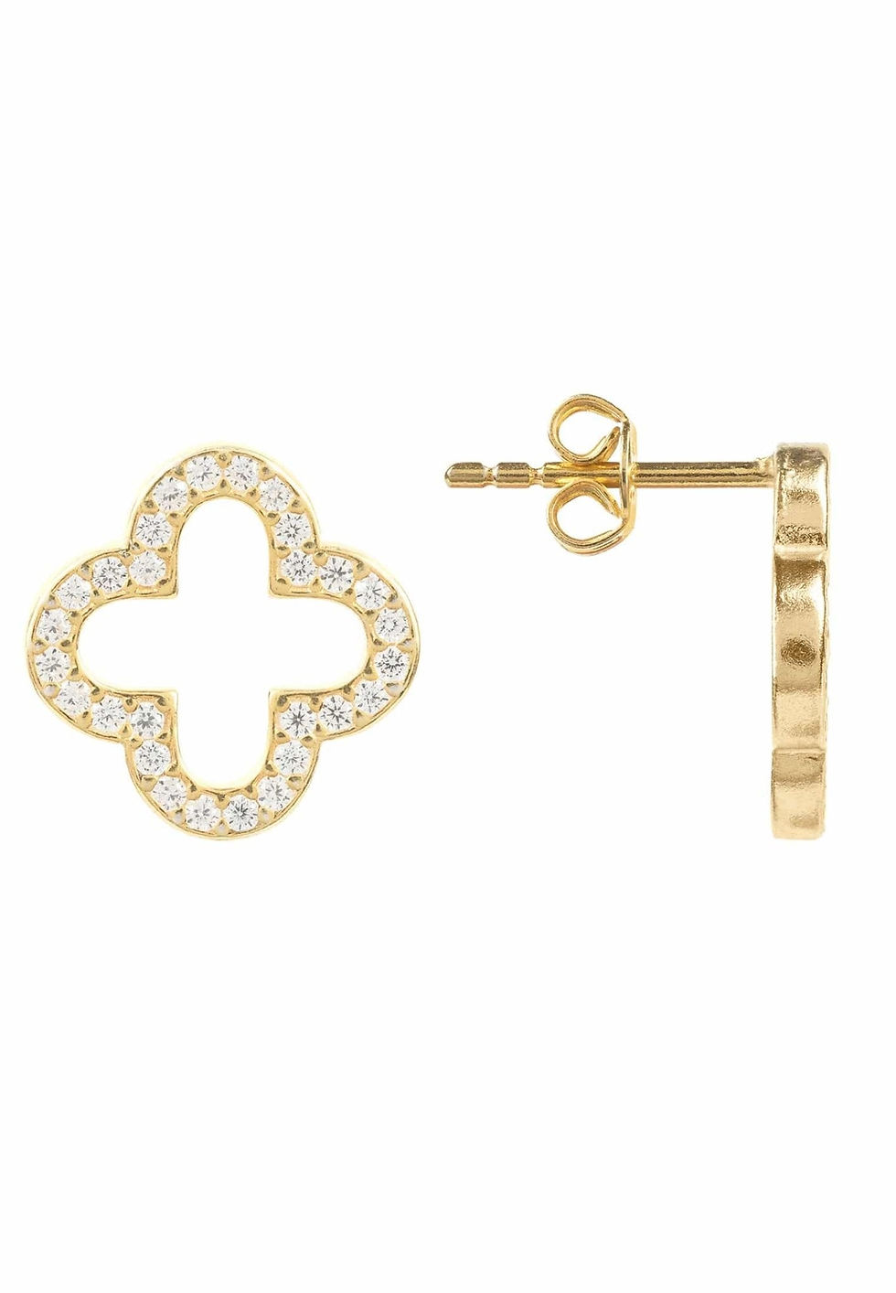 Thumbnail: Open Clover Earrings