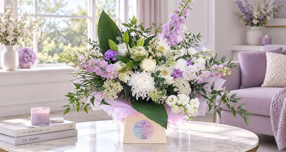 Elegant Lavender Living Room Bouquet_edi