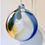 Thumbnail: Cobalt Amber White bauble 9cm