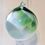 Thumbnail: Green White Palest Blue bauble 9cm