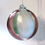 Thumbnail: purple green  white bauble 9cm