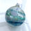 Thumbnail: Steel Blue Green White Taupe  bauble 10cm
