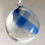 Thumbnail: Cobalt Blue White Grey bauble 9cm