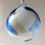 Thumbnail: Cobalt Blue White Grey bauble 9cm