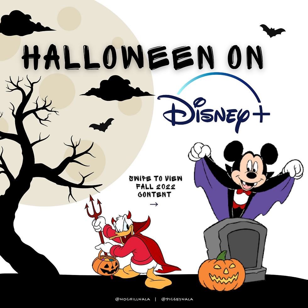 Halloween on Disney+: Title Page