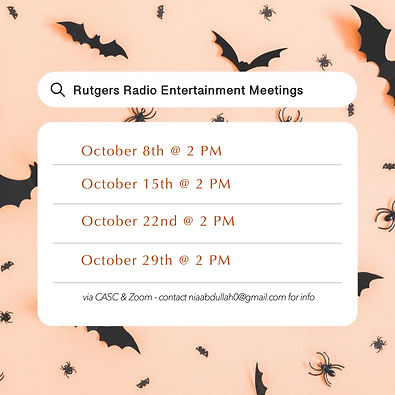 Rutgers Radio Entertainment Meetings