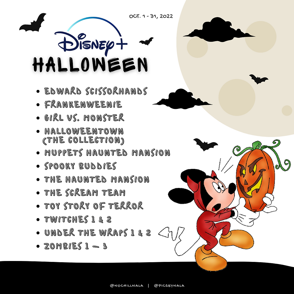 Halloween on Disney+: Slide #1