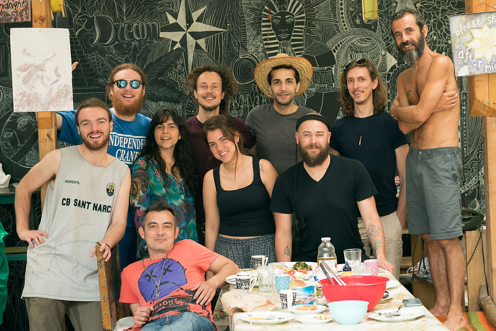 Volunteers team