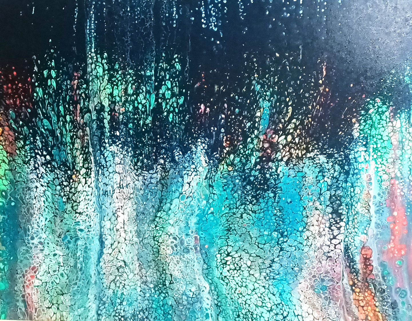 Abstract, Fluid acrylic_2,40_GREAT BARRIER REEF_Dec21