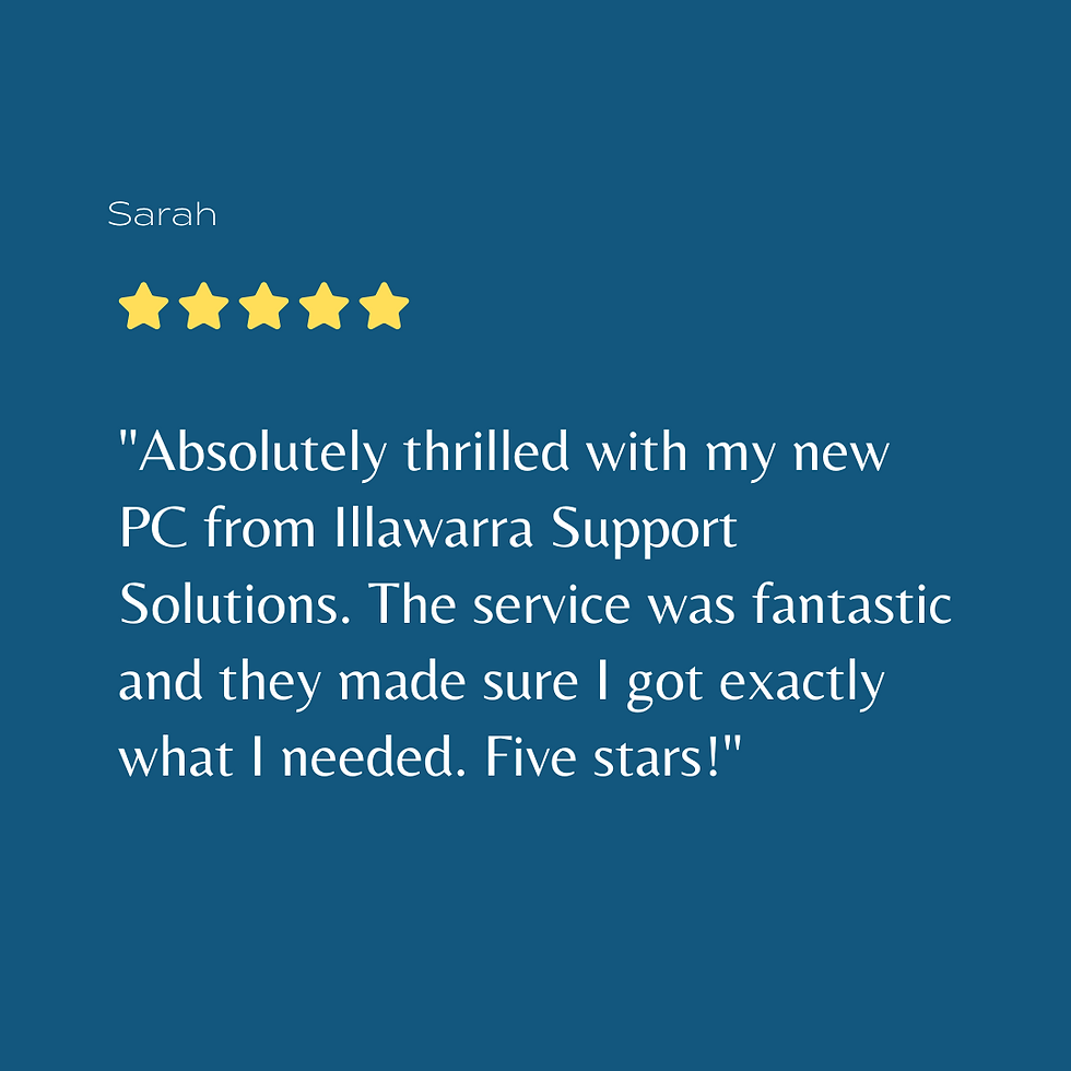 Customer Testimonial