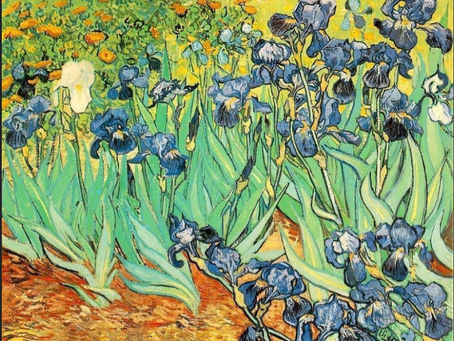 Les Iris in the Getty
