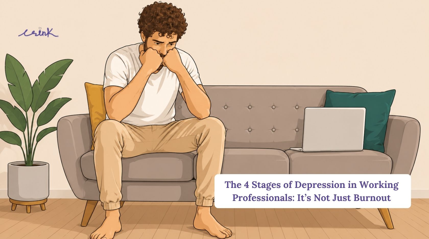 The 4 Stages of Depression in Working Professionals: It’s Not Just Burnout 