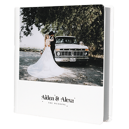 Plotter series a unique photobook cover with graphical patterns and acrylic sheet.