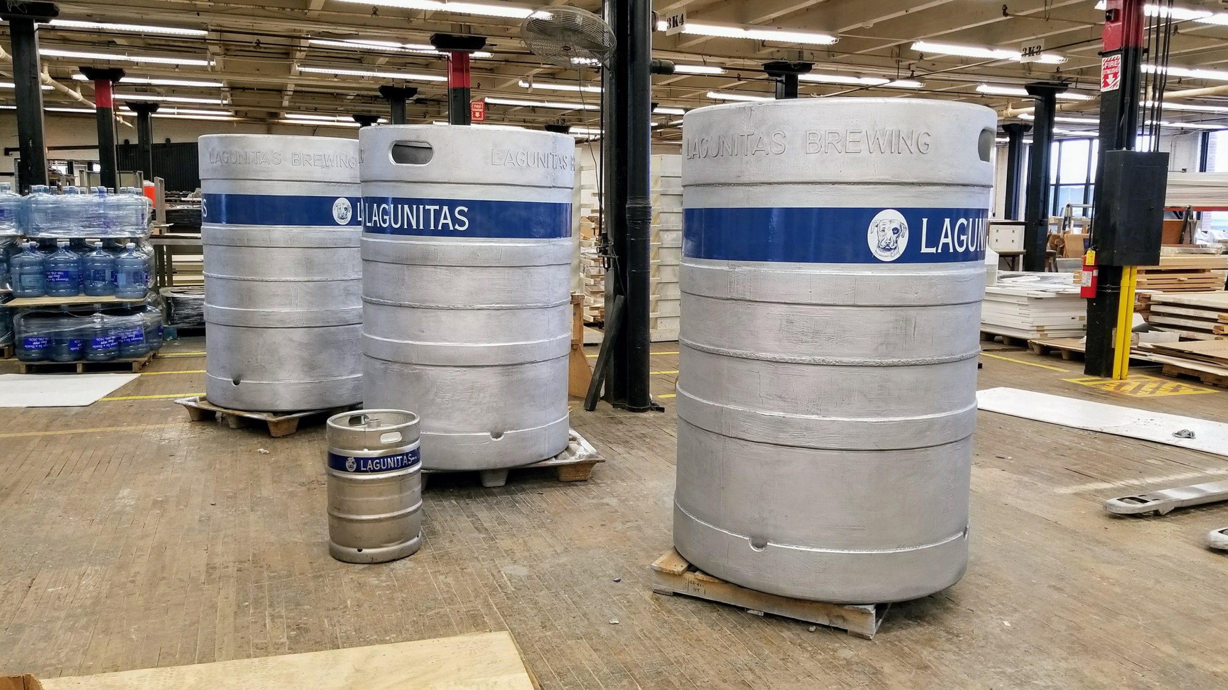 Mega Kegs for Lagunita's Beer Co. 555 International