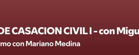 Desmontando el baremo: El recurso de casación civil con Miguel Guerra Pérez