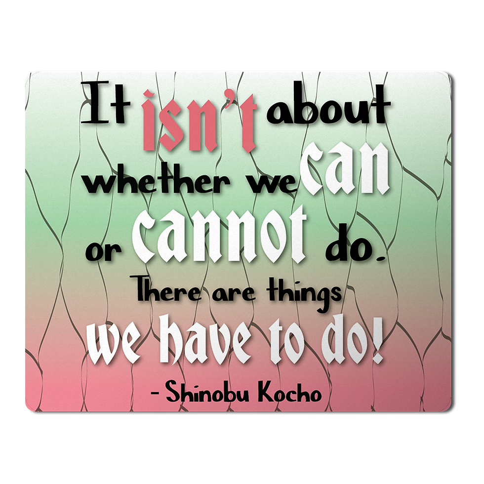 Thumbnail: Shinobu | Demon Slayer | Laptop Skin & Mousepad Combo