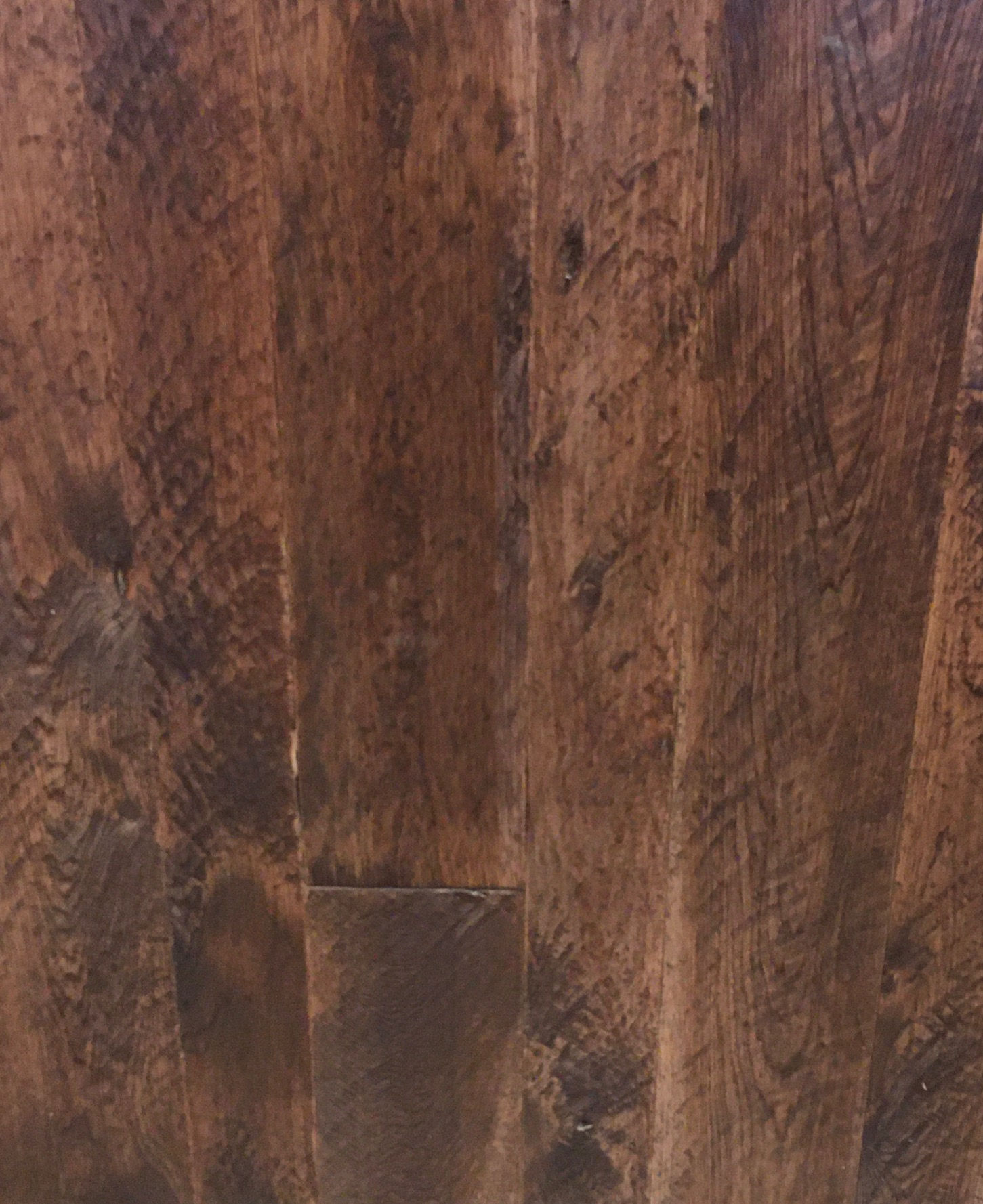 Handscraped Hickory Midnight