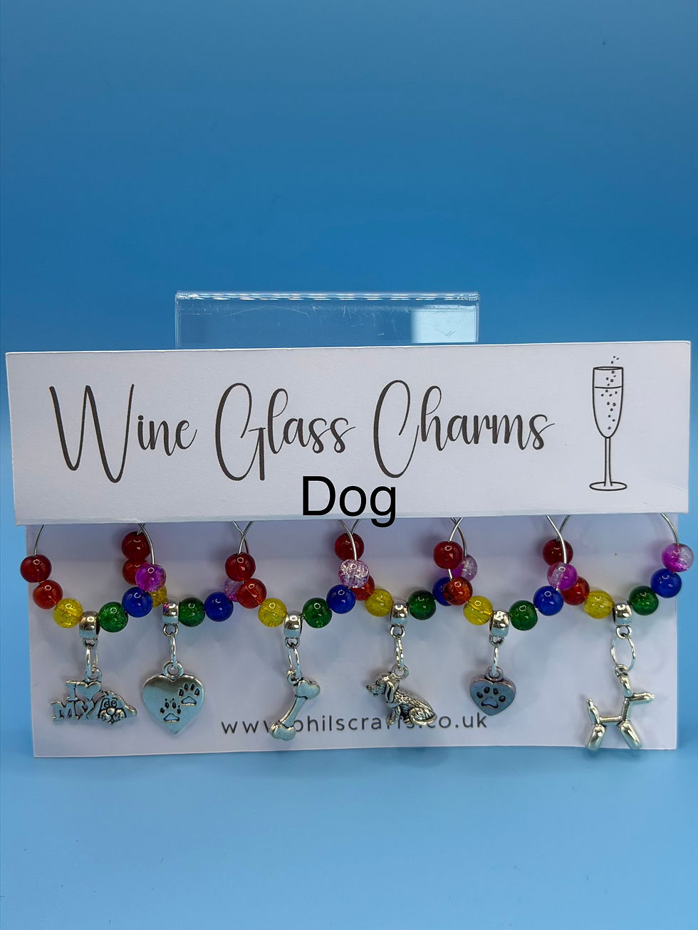 Thumbnail: Wine glass Charms, pack of 6