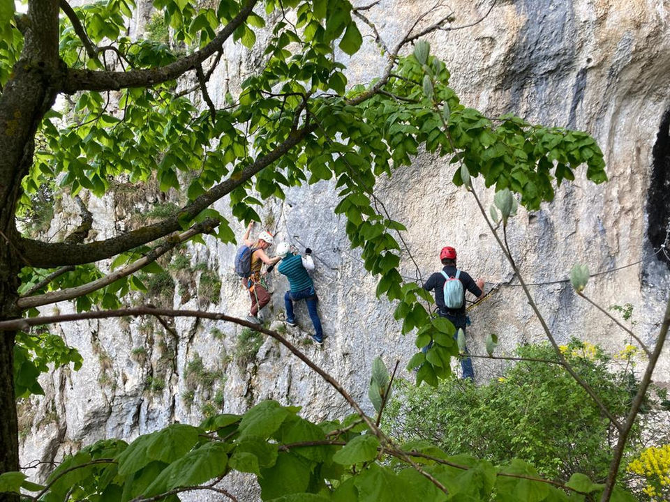 Via ferrata Jacques Revaclier  au Salève