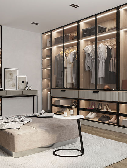 Индивидуальные гардеробные системы для удобного хранения