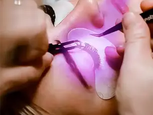 LED lash extensions