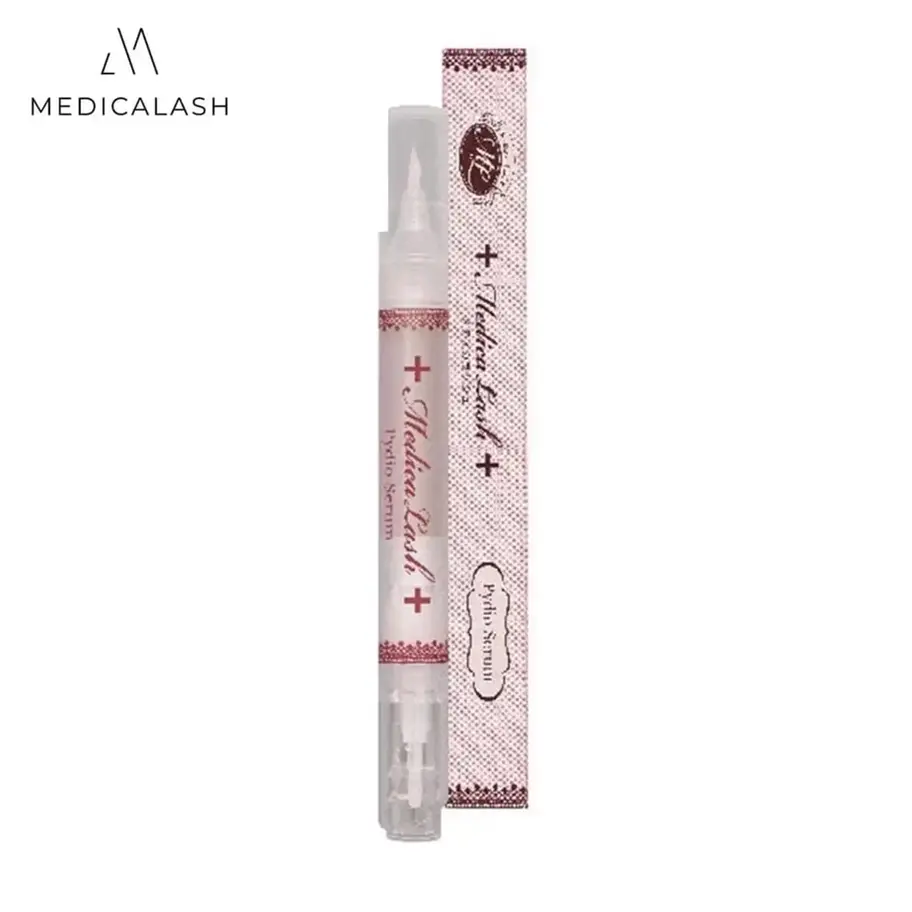 Medicalash Pydio Serum eyelash conditioning serum with applicator and packaging