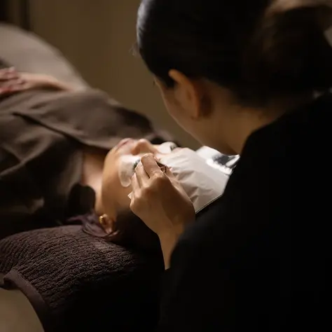 First time lash extensions at En Beauty