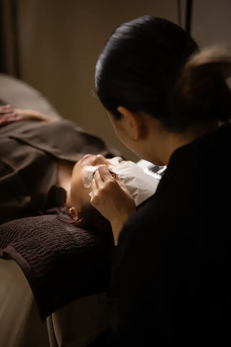 First time lash extensions at En Beauty