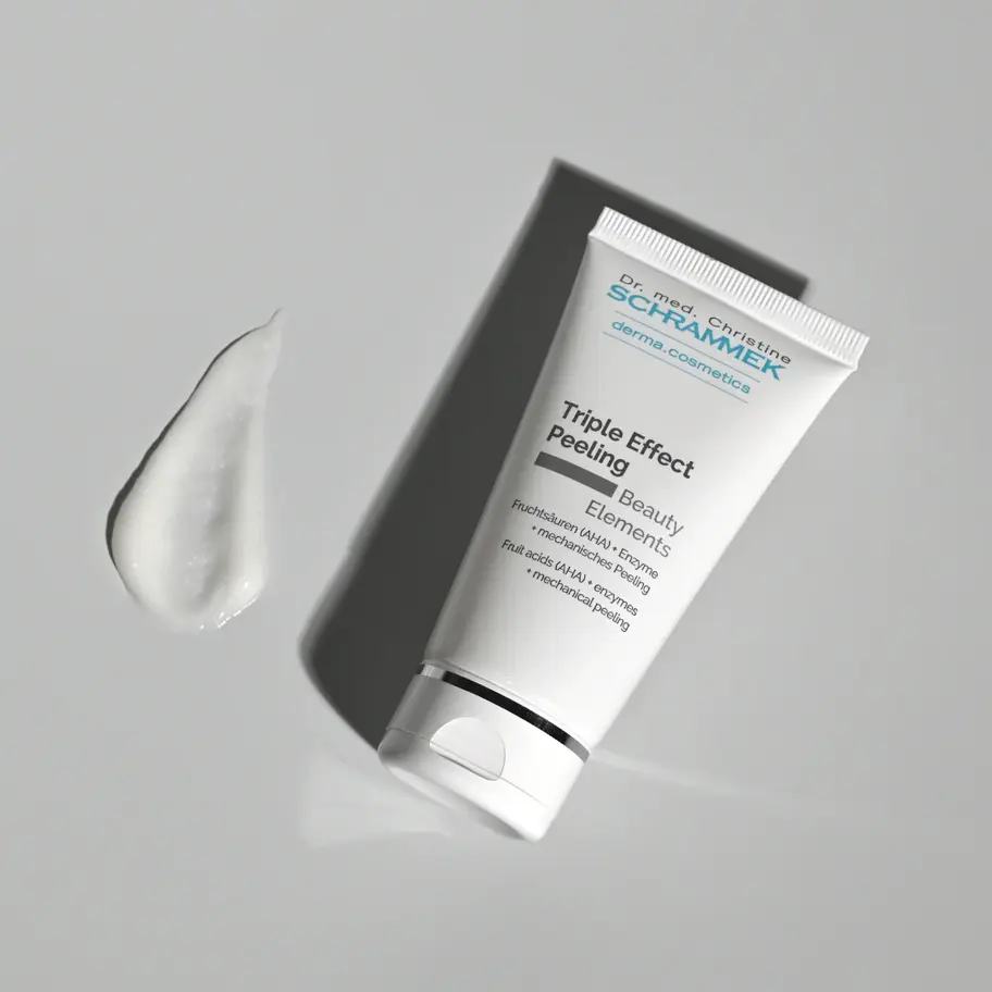 Dr Schrammek Triple Effect Peeling 50ml exfoliating facial peel with visible cream texture