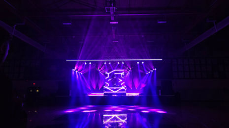 DGN Homecoming 2023 lighting design by Ryan Kasko