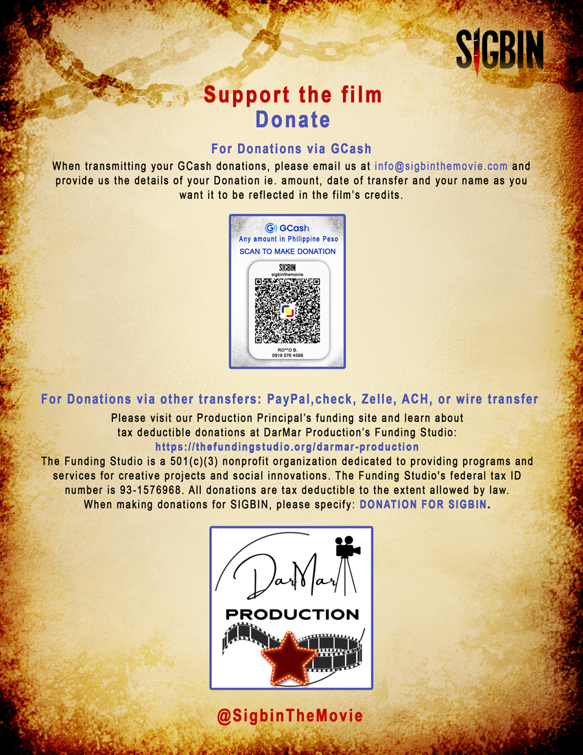 Sigbin the Movie, Support the Film