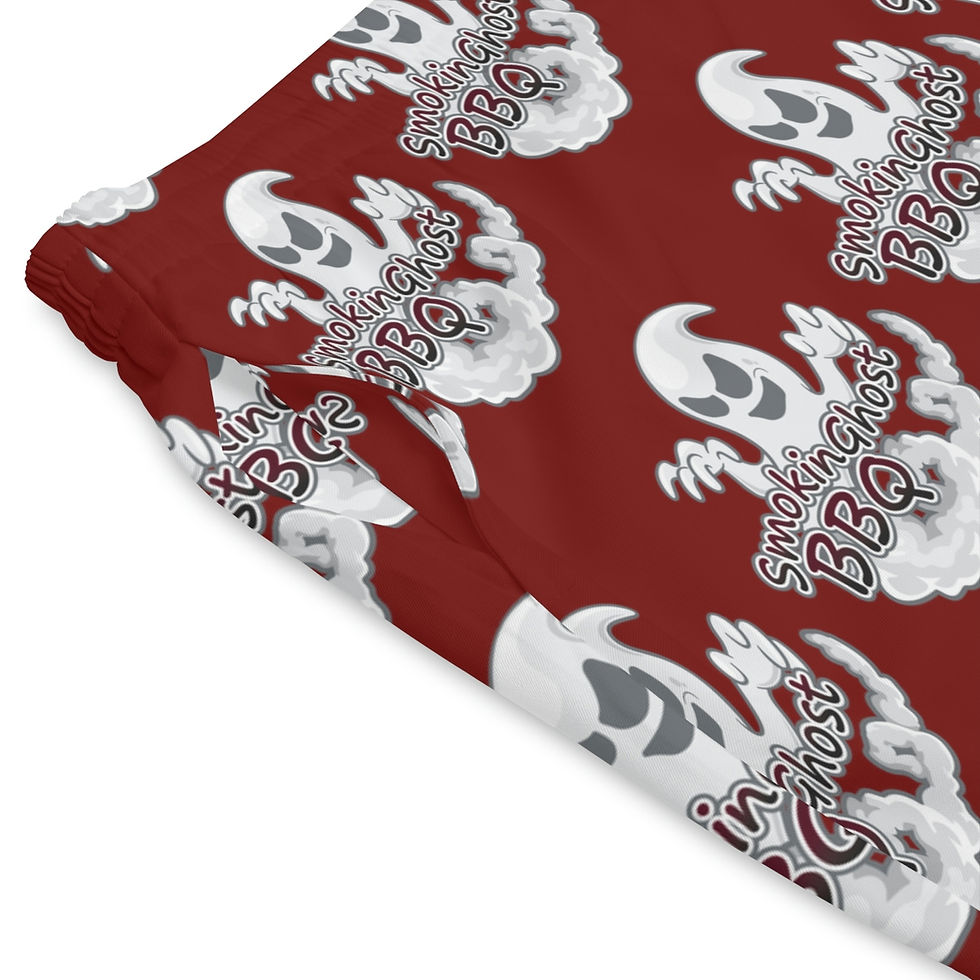 Thumbnail: Ghosts Elastic Beach Shorts (AOP) Maroon