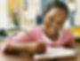 Student with math confidence